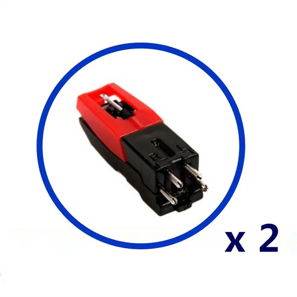 Turntable Phonograph Stylus Needle Gramophone Record Player Magnetic Cartridge Stylus Lp Vinyl Player Accessories 2 Pcs