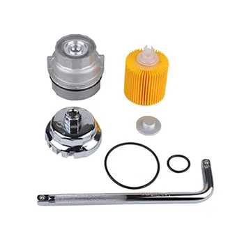 

New Oil Filter and Filter Cover and Cap Type Oil Grid Wrench for Toyota Camry RAV4 Lexus