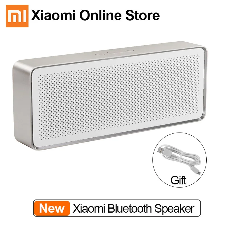 Xiaomi Mi Bluetooth динамик высокой четкости квадратная коробка Bluetooth динамик базовый 2 2 стерео портативный Bluetooth 4,2 качество звука