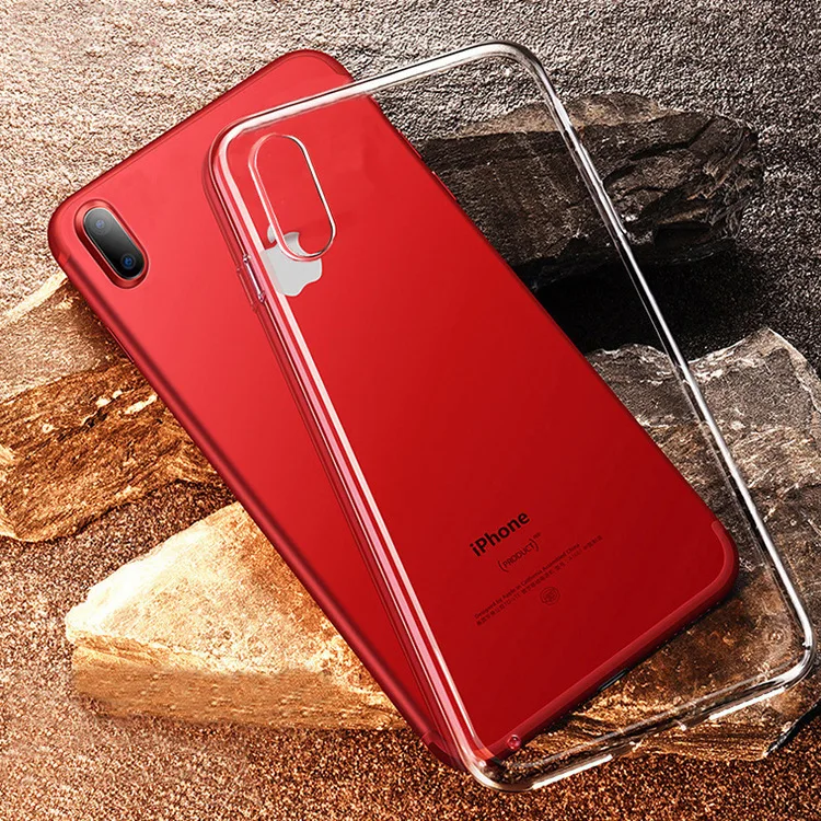 

Soft TPU Transparent Case Cover for iPhone 6 6S 7 8plus X XS MAX Shockproof SoftPhone Back Protective Case for Huawei P30 pro