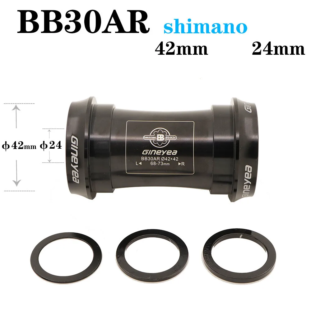 Gineyea Bottom Bracket Bike 30 Pf30 86 9 386 For Shimano For Sram Gxp Press Fit Bearing 24mm 22 19 Mm 42mm 46 Mtb Bicycle Bottom Brackets Aliexpress