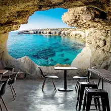 Beibehang пользовательские обои украшения дома Фон Фреска 3D стерео морской пейзаж фон стены жизни 3d обои