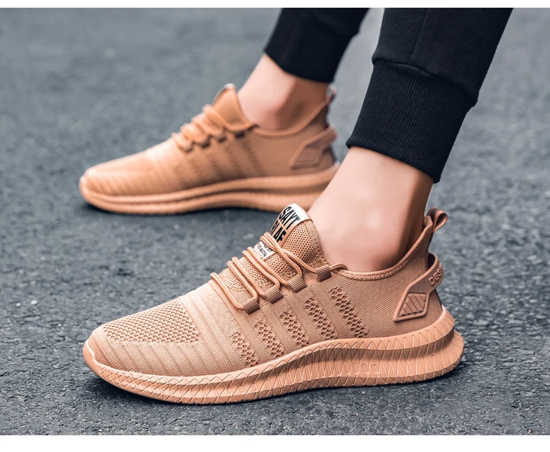 Abhoth Running Shoes Non-Slip Breathable Mesh Lightweight Comfortable Air Sports Shoe Men Walking Leisure Zapatillas Sneakers 48