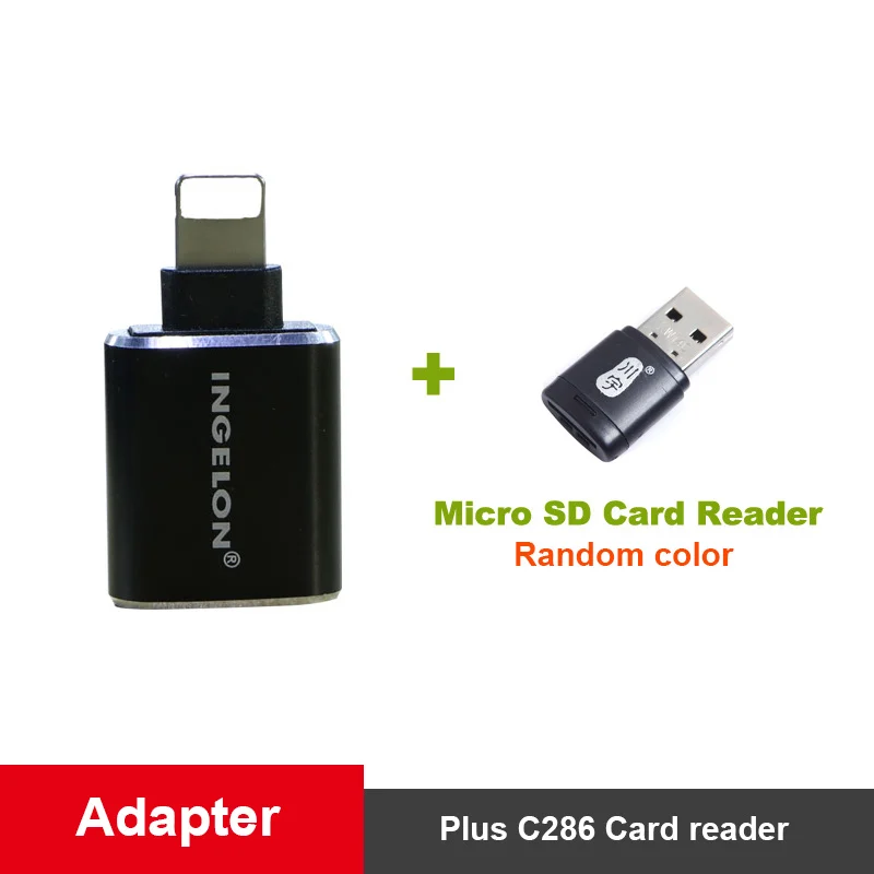 OTG SD кард-ридер Micro SD/USB флэш-накопитель/адаптер конвертер для IOS 13 выше версии 7 8 6 S Plus X дропшиппинг Adaptador - Цвет: ip13 Plus C286 R