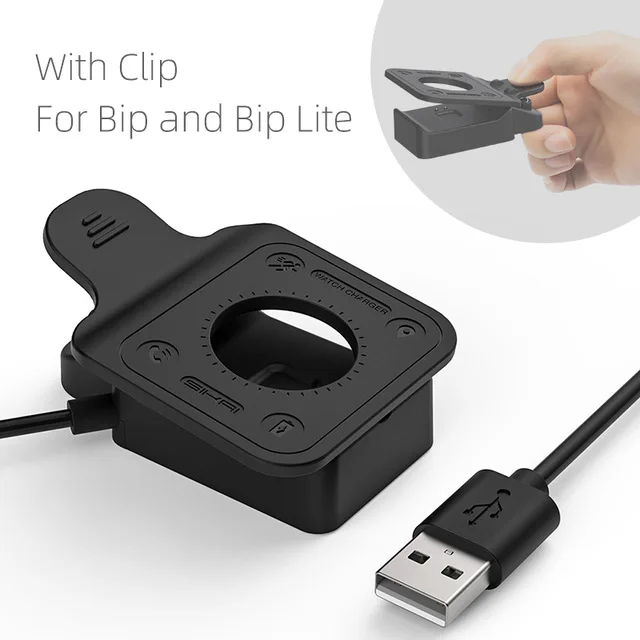 Зарядное устройство с зажимом для часов Amazfit bip lite A1608 Магнитная зарядная док-станция для часов midong bip - Цвет: Clip Charger