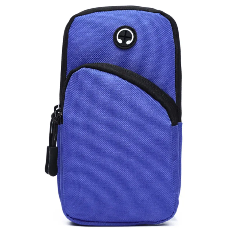 1PC Waterproof Man Women Gym Sports Arm Bag Running Jogging Cell Phone Holder Zipper Belt Pouch For 5-6.5 Inch