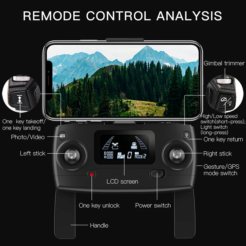 Дрон MJX Bugs 4W B4W с gps Радиоуправляемый реальной камерой 4K HD антивибрационный