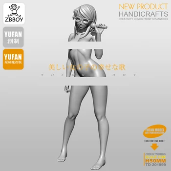 

50MM1/35 Resin kits K song girl resin soldier self-assembled TD-201999