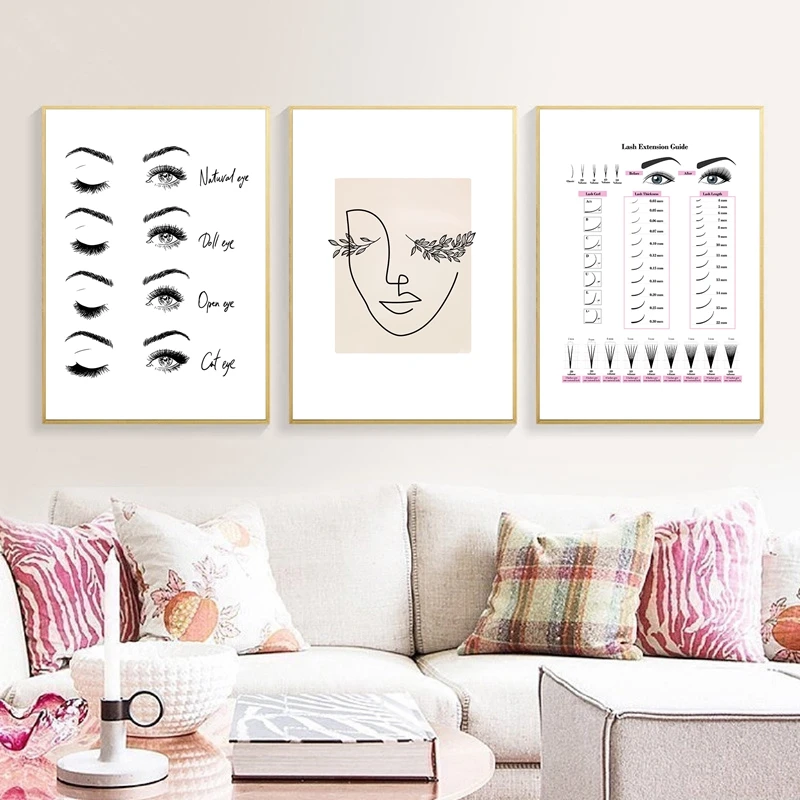 Modern-Fashion-Eyelash-Extensions-Prints-Makeup-Wall-Art-Canvas-Painting-Picture-Nordic-Poster-Beauty-Salon-Decor (4)