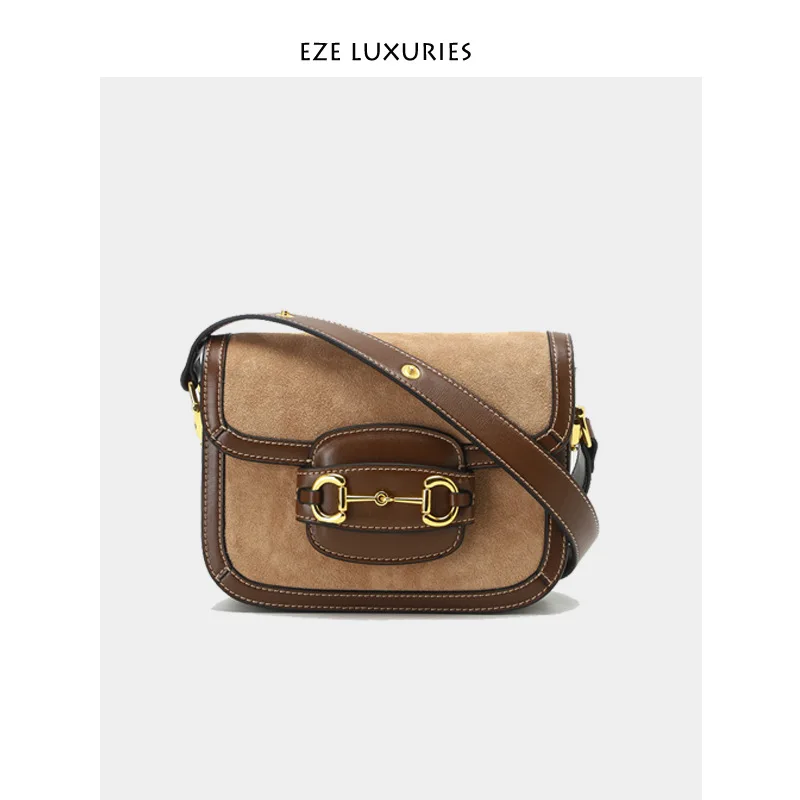 

Star Autumn And Winter Celebrity Style Horsebit1995 Vintage Saddle Bag WOMEN'S Bag Horsebit Buckle Shoulder Bag/ Hand Bag Should
