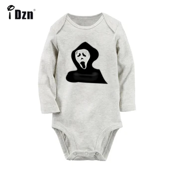 

Halloween Ghost Grim Reaper Death Funny Plants Vs. Zombies PVZ ZOMBIE Game Newborn Baby Outfits Long Sleeve Jumpsuit 100% Cotton