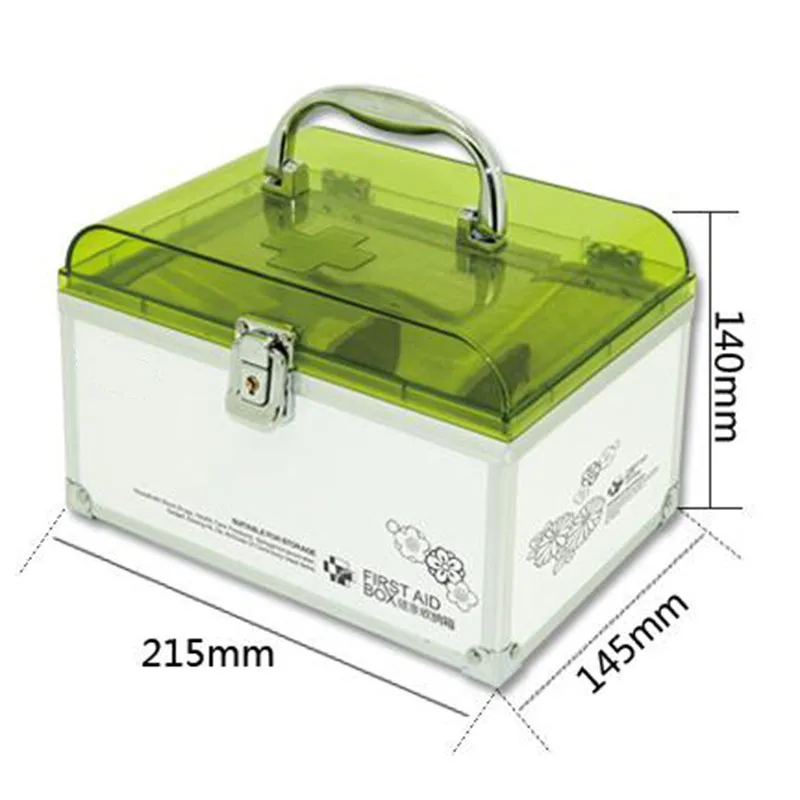 

Family medicine cabinet multilayer medical first aid kit medicine household children receive a case plastic box