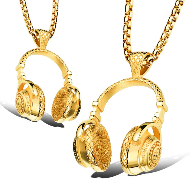 

High quality titanium steel Fashion necklace Unisex jewelry choker gold Head shape necklace on the neck chain Collares Mujer