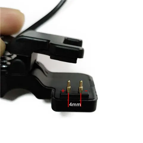 TW68 Smart watch charger Universal USB charging cable 2 pin 4mm 6mm 3 pin 6mm Clip smart Bracelet charger Wire