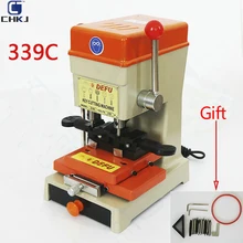 CHKJ DEFU 339C 220v машина для резки ключей для изготовления копировальных ключей для машины и дома, сверлильный станок для копирования ключей, слесарные принадлежности