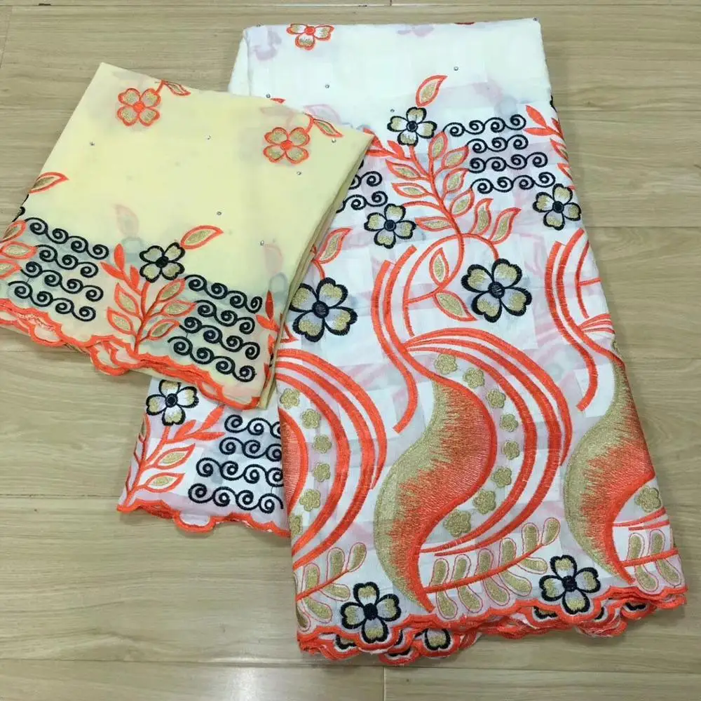 Африканская швейцарская вуаль кружевная ткань с камнями белая нигерийская кружевная ткань из Дубая для свадьбы 5+ 2 ярдов/партия