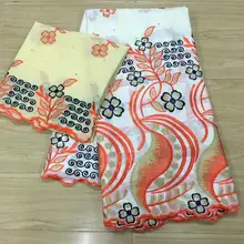 Африканская швейцарская вуаль кружевная ткань с камнями белая нигерийская кружевная ткань из Дубая для свадьбы 5+ 2 ярдов/партия