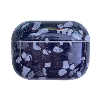 

For AirPods Pro Case Earphone Headphone Case Smooth Imitation Granite Stone PC Earphone Cover Case Protector