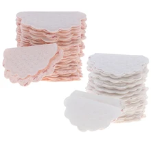 Упаковка из 50 подмышек для защиты от пота одноразовые подмышки впитывающие пот для женщин Белый/цвет кожи опционально