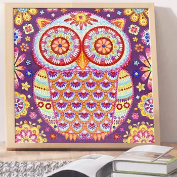 

Owl Pattern 5D Special Diamond Painting Embroidery Needlework DIY Cross Stitch Q6PE