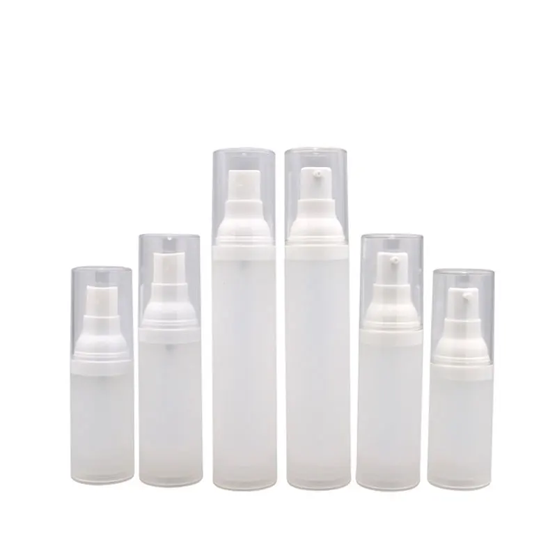 

24 X 20ml 30ml 50ml Frosting Empty Airless Lotion Cream Pump Bottles Sample Eye Cream Spray Perfume Cosmetic Travel Container