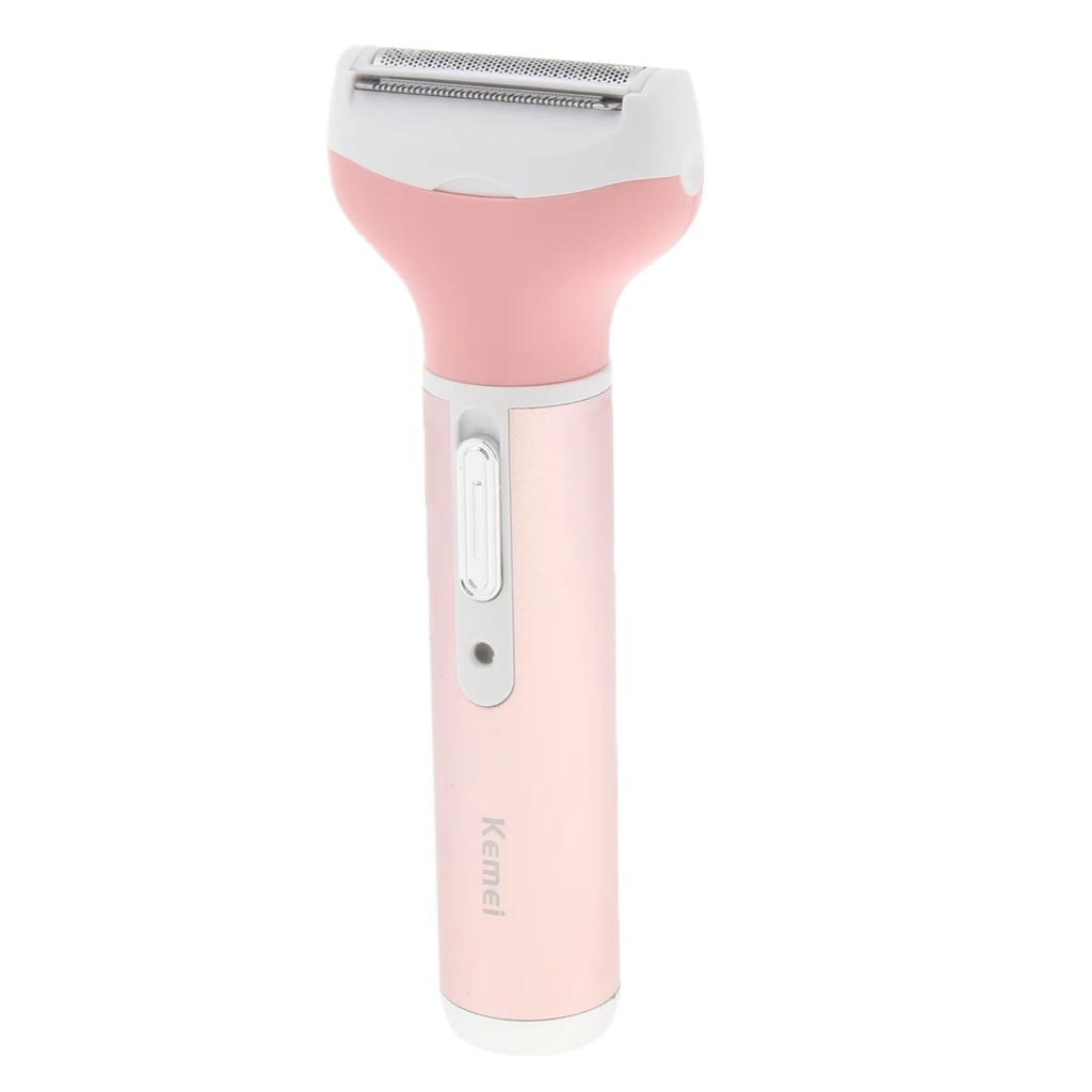 Women Electric Facial Body Hair Trimmer & Clipper for Eyebrows Nose Ear Eyebrow EU Plug KM-6637