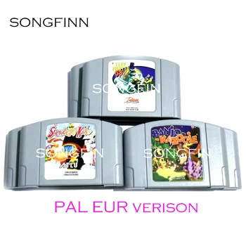 

EUR PAL Version Game Cartridge for 64 Bit Video Game Console Clay Fighter Snowboard Kids Banjo kazooie Tooie Mask