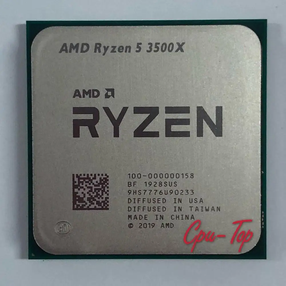 Процессор AMD Ryzen 5 3500X R5 3500X3,6 GHz шестиядерный процессор 7NM 65W L3 = 32M 100-000000158 Socket AM4 без вентилятора