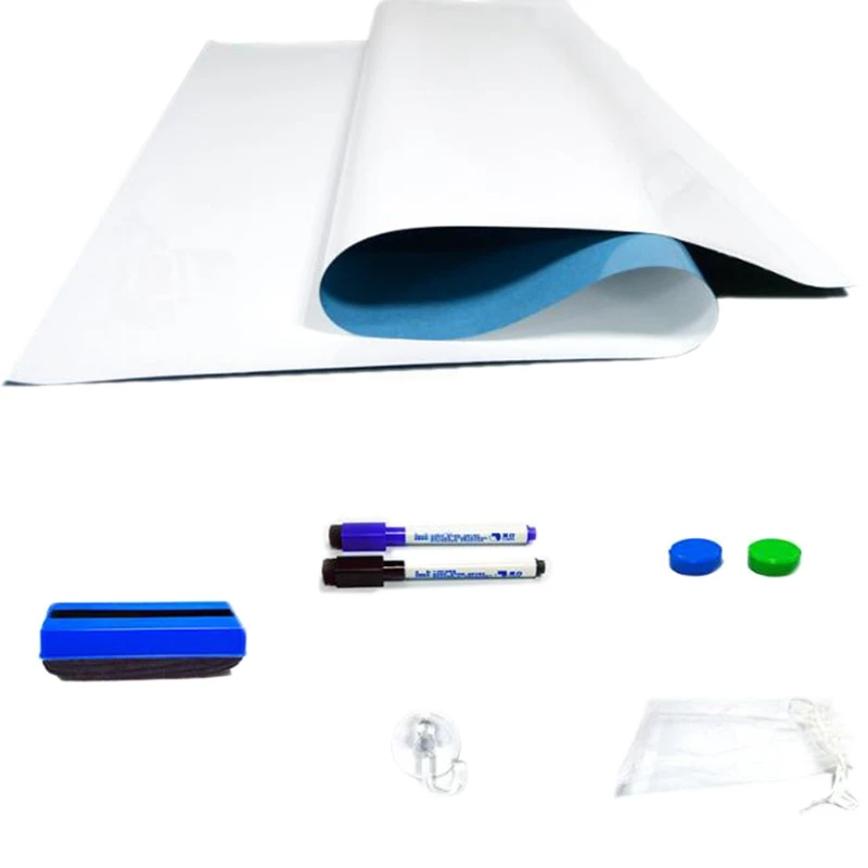 Self Adhesive Whiteboard Sticker Erasable Removable Writing Drawing