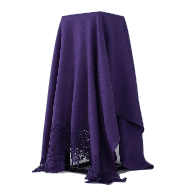 

Cashmere Blend Shawls Soft Handmade Lace Young Lady Wrap Embroidery Beads Mujer Bufanda Cachecol Feminino Oversize Pashmina