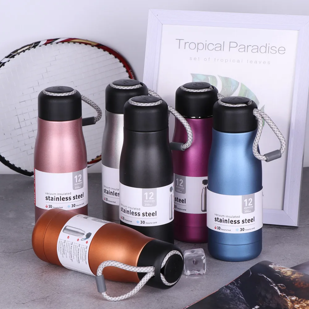 

600ml Double Wall Stainless Steel Vacuum Flasks Car Thermo Travel Mug Drink Water Bottle Portable Drinkware Coffee Tea Thermocup