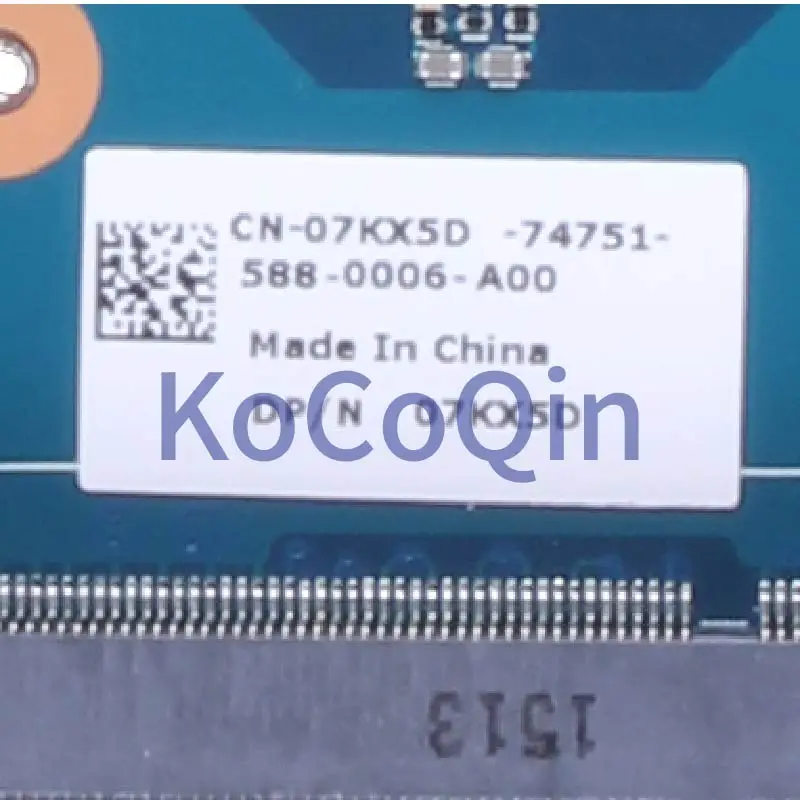 para Dell 7020 Ge415 Computador Portátil Mainboard 07kx5d 6050a2576301 Ddr3 Placa-mãe Placa-mãe para notebook - Imagem 4