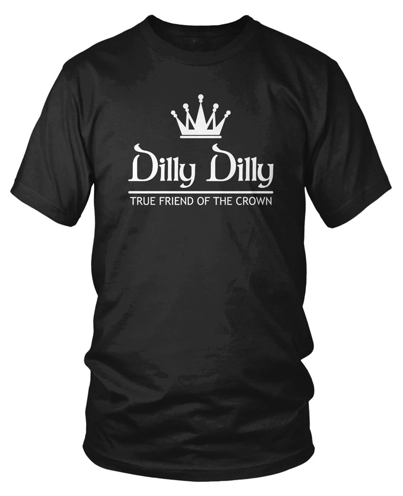 Dilly True Friend of the Crown Bud пивная забавная Мужская футболка homme размера плюс | одежда
