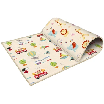 

Reversible Floor Mat Soft Foam Mat Suitable for Toddlers Baby Belly Time Portable Baby Mat Waterproof Game Mat