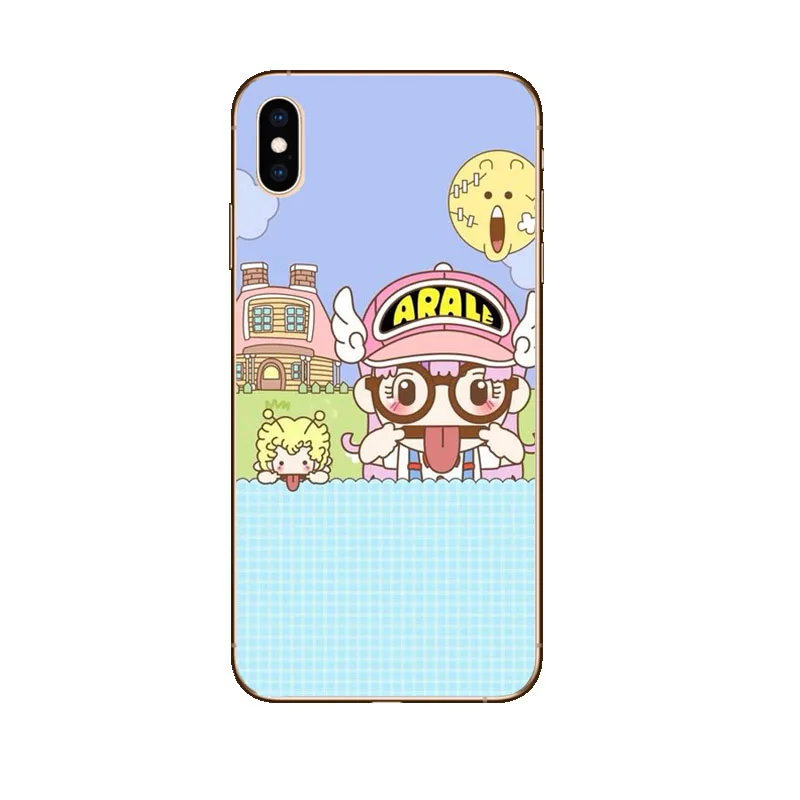 TPU Мягкий Силиконовый ТПУ чехол DRAGON BALL Arale аниме Kawaii для Apple iPhone 6 6s 7 8 Plus 5 5S SE для iPhone XS Чехлы для MAX XR - Цвет: TPU