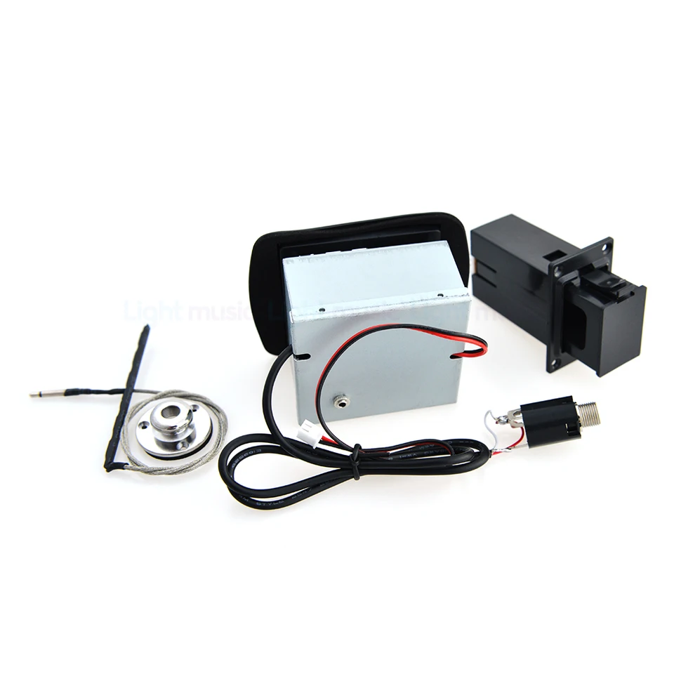 Pickup Preamp Per Chitarra Acustica Viaggio 4 Bande Con Equalizzatore E Accordatore