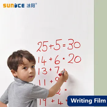 

SUNICE Whiteboard Sticker Wall Decal Self-adhesive White Board Peel Stick Paper for School Office Home Kids Drawing152cm(60inch)