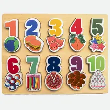 Детская мультяшная цифровая диадема, стереоскопическая доска-коллаж, пазлы, игрушка, цифровая парная детская головоломка для раннего образования