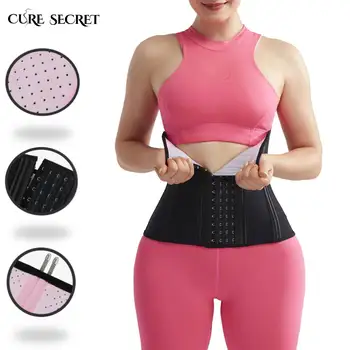 

CURE SECRET 100% Latex Waist Trainer 20 Steel Bone Body Shaper Cincher Slimming Waist Cincher 3 Layer Composite Shapewear