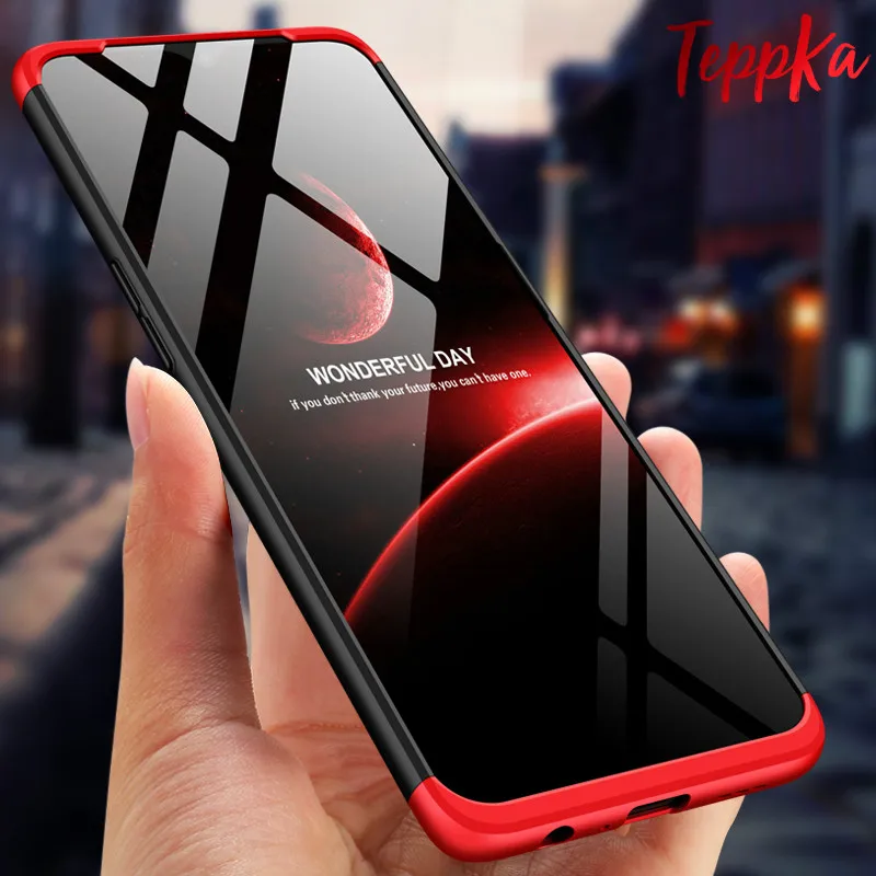 TeppKa для OPPO Realme X2 Pro XT Reno Ace чехол телефона 360 полная защита 3 в 1 матовый жесткий