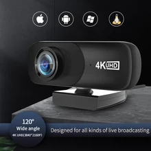 

TISHRIC C160 4K Webcam Web Cam Web Camera With Built-in Microphone Usb Camera For PC Computer Video Conference