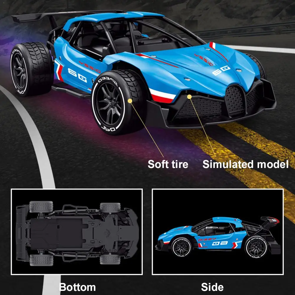 1: 16 автомобиль с дистанционным управлением, высокоскоростной гоночный автомобиль, электронный автомобиль для хобби, 2,4 ГГц, Радиоуправляемый автомобиль, рождественский подарок, детские игрушки для мальчиков