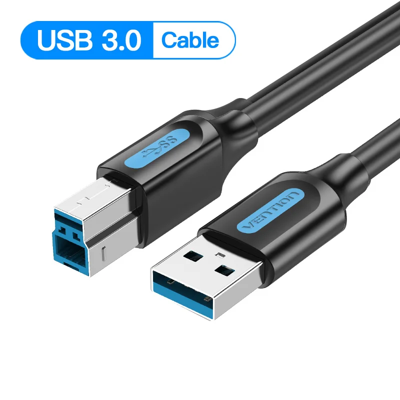 Cable de impresora DAC USB 3.0 blindado tipo A a USB tipo B macho dorado velocidad de plomo - Imagen 12 de 12