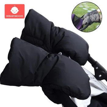 

warm baby winter stroller gloves cotton thickened baby stroller hand cover waterproof kids baby pushchair buggy pram accessories