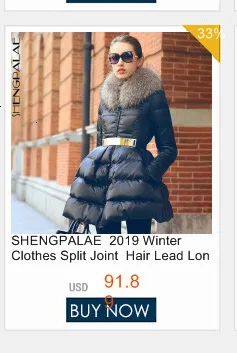 SHENGPALAE/ дизайн; зимняя одежда с цветочным принтом; коллекция года; Свободное пальто на белом утином пуху; утепленная куртка-пуховик с капюшоном; FU202
