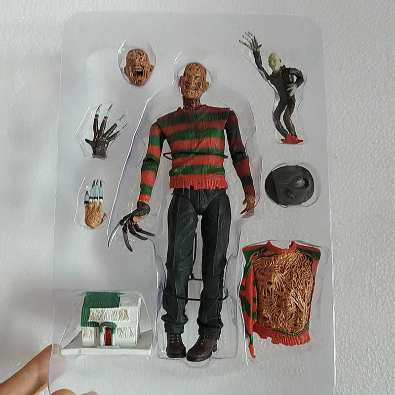 18 см NECA кошмар на Elm Street Freddy Krueger кошмары Фредди ПВХ фигурка модель игрушки кукла подарок