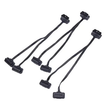 

Hot sale 16 pin OBD 2 Splitter Extension Cable one Male to Two Female Y Cable OBD2 splitter extension