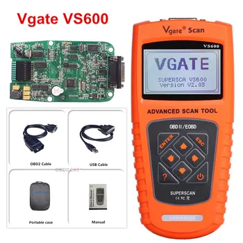 

Vgate Scan Tool VS600 V--A--G OBD2 EOBD Scanner Automotive Auto Diagnostic Tool Scaner Car VS 600 Escaner Automotriz Universal