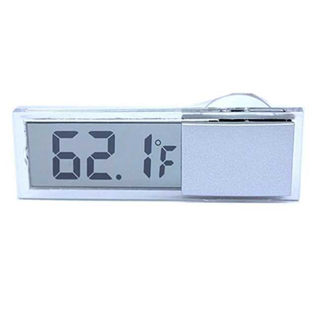 Digital Indoor and Outdoor Thermometer with Suction Cup