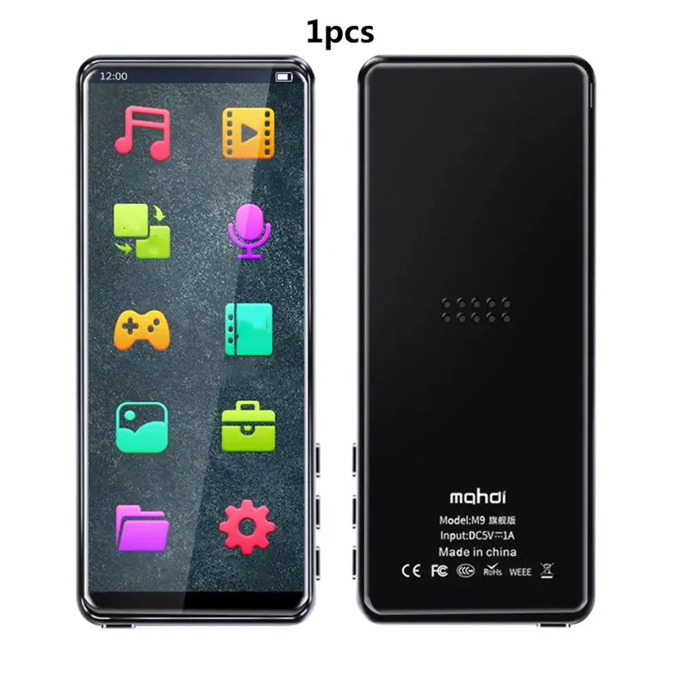 Белый M7 3,5 дюймов полный экран сенсорный Mp3 студенческий Walkman портативный Mp4 девушка Mp5 ультра тонкий Mp3 Mp6 музыкальный плеер - Цвет: Белый